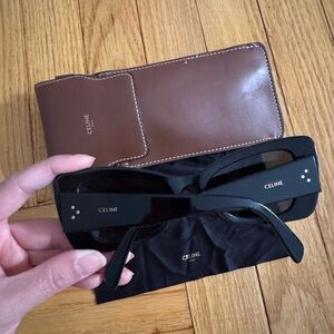 Celine Cat Eye Black Sunglasses